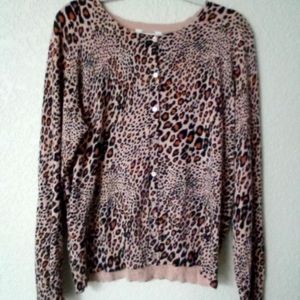 Time True Animal Print Blouse XL